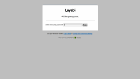 What Loyabi.com website looked like in 2021 (2 years ago)