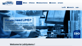 What Labsystems.sa website looked like in 2021 (2 years ago)