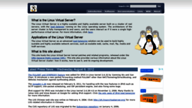 What Linuxvirtualserver.org website looked like in 2021 (2 years ago)