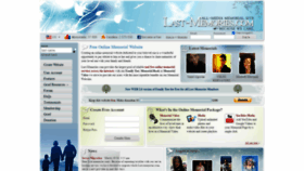 What Last-memories.com website looked like in 2021 (2 years ago)