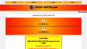 What Lucky-satta.com website looked like in 2021 (2 years ago)