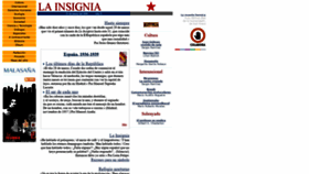 What Lainsignia.org website looked like in 2021 (2 years ago)