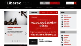 What Liberec.cz website looked like in 2021 (2 years ago)