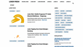 What Lokerfresh.com website looked like in 2021 (4 years ago)