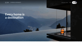 What Luxuryretreats.com website looked like in 2022 (2 years ago)
