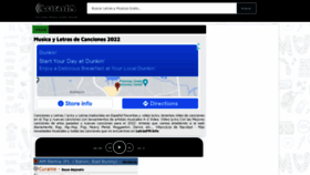 What Letrasfm.info website looked like in 2022 (3 years ago)