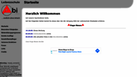 What Leibnizabi2002.de website looked like in 2022 (2 years ago)