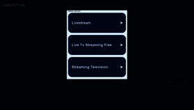 What Livetv207.me website looked like in 2022 (3 years ago)