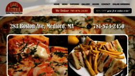 What Lisaspizzamedford.com website looked like in 2022 (2 years ago)