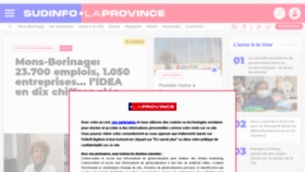 What Laprovince.be website looked like in 2022 (2 years ago)