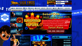 What Ligaemas.com website looked like in 2022 (2 years ago)