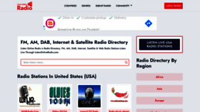 What Listenonlineradio.com website looked like in 2022 (2 years ago)