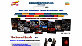 What Licensedelectrician.com website looked like in 2022 (2 years ago)