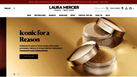 What Lauramercier.com website looked like in 2022 (2 years ago)