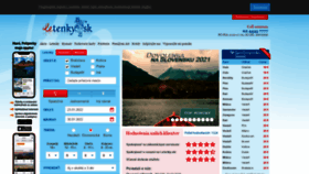 What Letenky.sk website looked like in 2022 (2 years ago)
