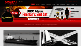 What Lalizas.com website looked like in 2022 (2 years ago)