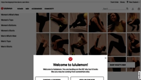 What Lululemon.co.nz website looked like in 2022 (2 years ago)