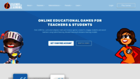 What Legendsoflearning.com website looked like in 2022 (2 years ago)