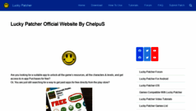 What Luckypatchers.com website looked like in 2022 (2 years ago)