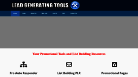 What Leadgeneratingtools.com website looked like in 2022 (2 years ago)