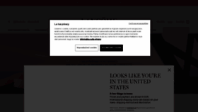 What Lancome.it website looked like in 2022 (3 years ago)