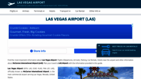 What Las-vegas-airport.com website looked like in 2022 (2 years ago)