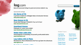 What Log.com website looked like in 2011 (12 years ago)