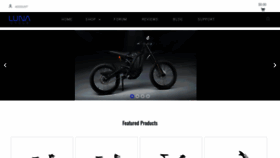 What Lunacycle.com website looked like in 2022 (2 years ago)