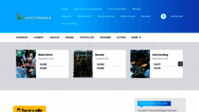 What Latestmanga.com website looked like in 2022 (2 years ago)