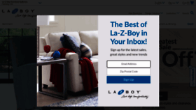 What La-z-boy.com website looked like in 2022 (2 years ago)