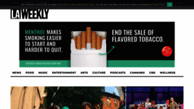 What Laweekly.com website looked like in 2022 (2 years ago)