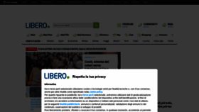 What Libero.it website looked like in 2022 (2 years ago)