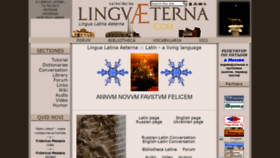 What Linguaeterna.com website looked like in 2022 (2 years ago)