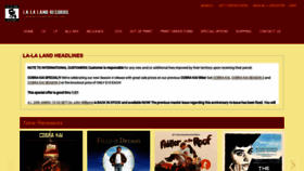 What Lalalandrecords.com website looked like in 2022 (2 years ago)