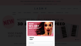 What Lashv.com.au website looked like in 2022 (2 years ago)