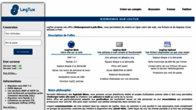 What Legtux.org website looked like in 2022 (3 years ago)