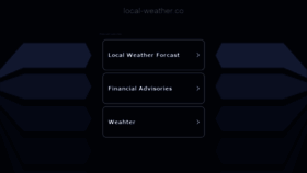 What Local-weather.co website looked like in 2022 (2 years ago)
