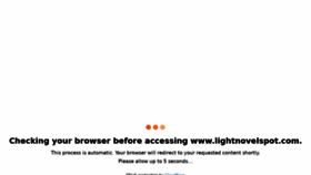 What Lightnovelspot.com website looked like in 2022 (2 years ago)