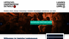 What Lippisches-landesmuseum.de website looked like in 2022 (2 years ago)