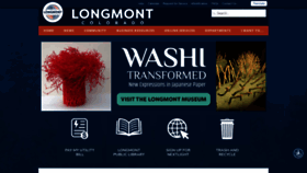 What Longmontcolorado.gov website looked like in 2022 (2 years ago)