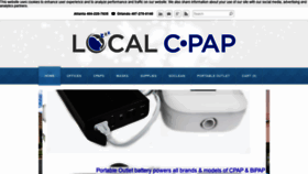 What Localcpap.com website looked like in 2022 (2 years ago)