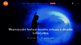 What Letniletna.cz website looked like in 2022 (2 years ago)