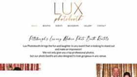 What Lux-booth.com website looked like in 2022 (2 years ago)