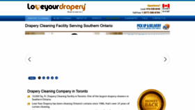What Loveyourdrapery.ca website looked like in 2022 (2 years ago)
