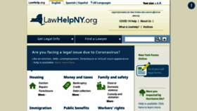 What Lawhelpny.org website looked like in 2022 (2 years ago)