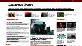 What Latinospost.com website looked like in 2022 (2 years ago)