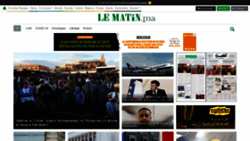 What Lematin.ma website looked like in 2022 (2 years ago)