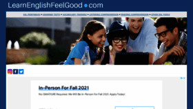 What Learnenglishfeelgood.com website looked like in 2022 (2 years ago)