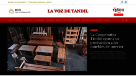 What Lavozdetandil.com.ar website looked like in 2022 (2 years ago)