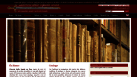 What Libreriadellaspada.com website looked like in 2022 (2 years ago)